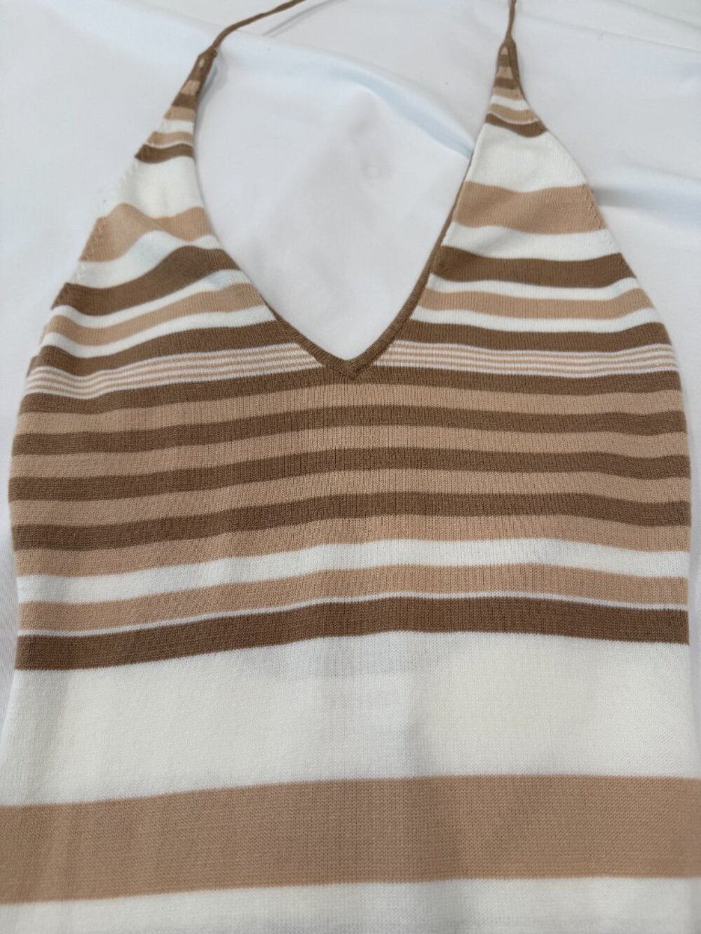 Meshki Brienne Stripe Maxi Dress - Cream - Picture 5 of 9